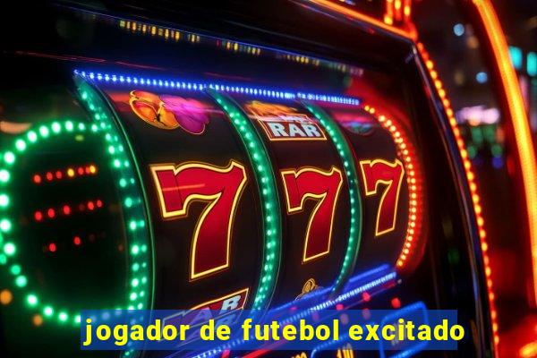 jogador de futebol excitado